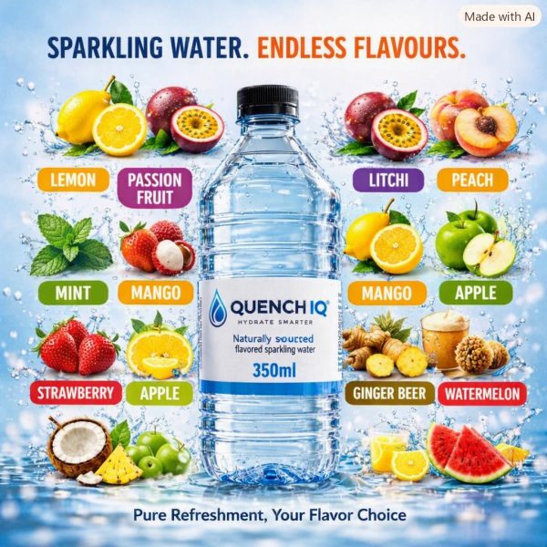 350ml Flavoured Sparkling x24